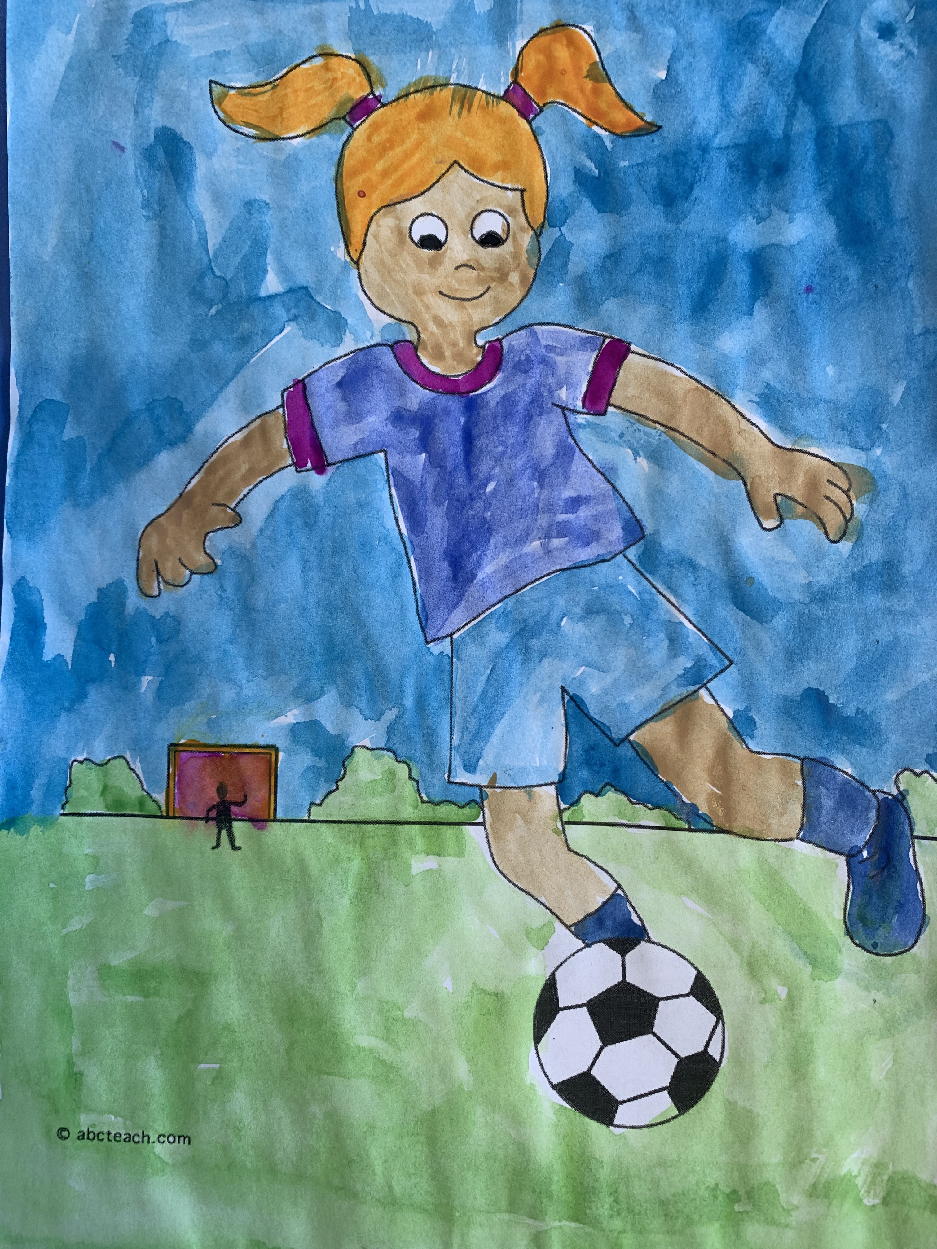 Рисунки на футбольную тему для школьников